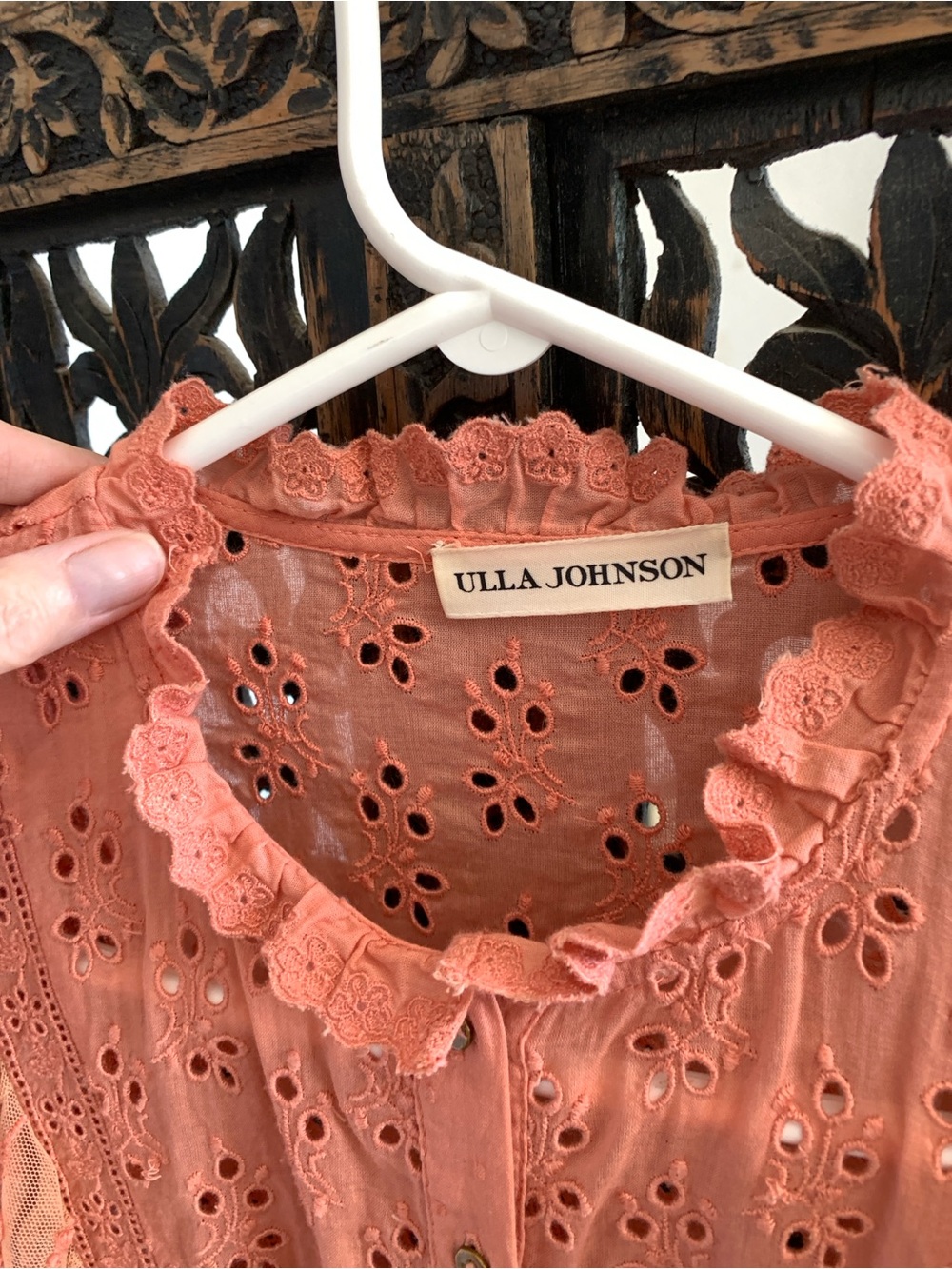 Ulla Johnson ‘Antique Pink’ Lace Maxi Dess - Picture 15 of 16